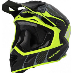 Acerbis X-Track Black / Fluo Yellow Κράνος Μηχανής Motocross 1100gr