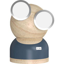 Φωτιστικό Επιτραπέζιο GoggleLamp Mr Watt DH0184GY/MRWATT Grey Allocacoc Ξύλο,Αλουμίνιο