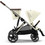 Cybex Gazelle S Καρότσι για Δίδυμα Beige Grey
