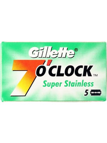 Gillette 7 Ο'Clock Permasharp Stainless Ανταλλακτικές Λεπίδες 5τμχ
