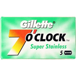 Gillette 7 Ο'Clock Permasharp Stainless Ανταλλακτικές Λεπίδες 5τμχ