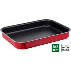 Tefal Tempo Flame Ορθογώνιο Ταψί Φούρνου Αλουμινίου Αντικολλητική Επίστρωση 31x34cm