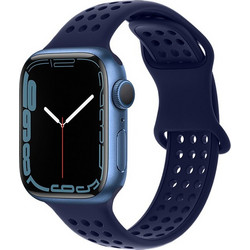 Hoco WA08 Honeycomb Λουράκι Σιλικόνης Evening Blue (Apple Watch 38 / 40 / 41mm)