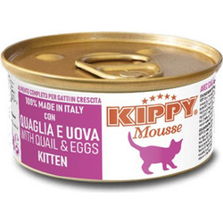 Kippy Kitten Quail & Eggs Mousse 85gr