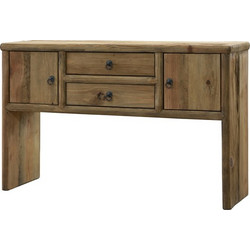 RAVENNA Κονσόλα Ξύλινη Tolga Short 120 x 35 x 76