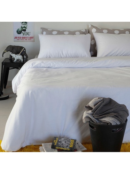 Melinen Σετ Σεντόνια Μονά Βαμβακερά 170x270cm Urban White