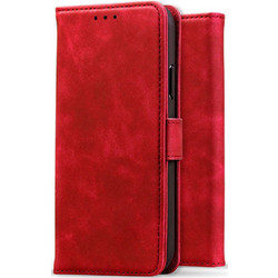 Rosso Element PU Θήκη Πορτοφόλι Samsung Galaxy S23 Plus - Red (8719246377082)