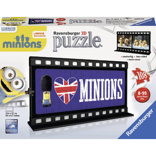 Παιδικό Puzzle Ravensburger 3D Minions Λονδίνο 108 Κομμάτια