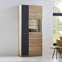 Βιτρίνα Σαλονιού Wohnconcept με Led 90x38x202cm