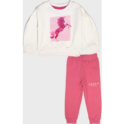 Action Σετ Φόρμας 122-00029 White/Fuchsia