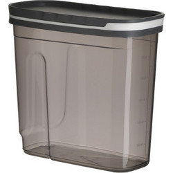 Click Δοχειο Αποθηκευσης Τροφιμων pl Γκρι 1.8 lt 10χ20χ18
