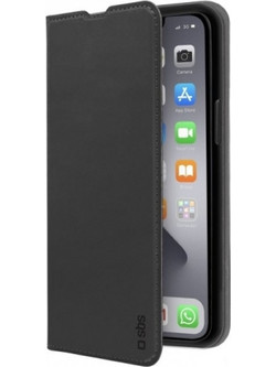 SBS Wallet Lite Book Case Black (iPhone 13)