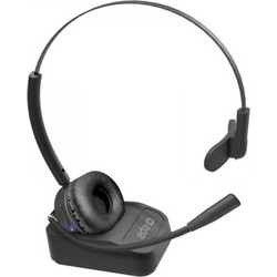 SBS WIRELESS MONO HEADPHONE WITH CHARGING BASE black
