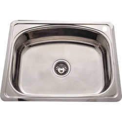 Gloria Siera Ένθετος Νεροχύτης Inox Σατινέ 62x47cm