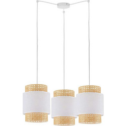 TK Lighting Boho 6537 Κρεμαστό Φωτιστικό Οροφής Λευκό