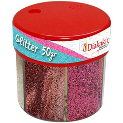 The Littlies Glitter Σκόνη 50gr 6-Χρώματα Πάλ (0646901)