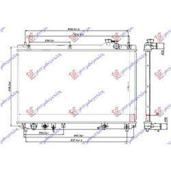 Ψυγειο Νερου 3.0 (RX300) Βενζινη Αυτοματο (450x730x26) Lexus Rx 300 97-03 - 485106310