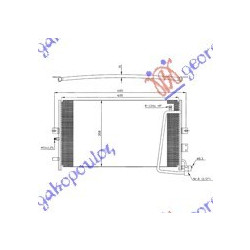 Ψυγειο A/C ΒΕΝΖ-ΠΕΤΡ. -01 (60x35,8x20) Saab 9.5 98-05 - 702006400