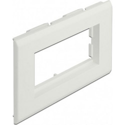 DELOCK module βάση πρίζας Easy 45 81316, 130 x 80 mm, λευκό