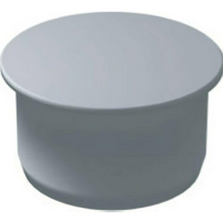 Karag Confluo Πλαστική Τάπα με Έξοδο 40mm Γκρι CAP40 5206836558608