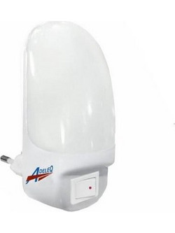 Φωτιστικό νυχτός με διακόπτη 5 LED 1W 13-1222000