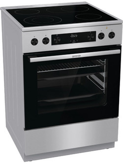 Gorenje GECS6C70XPA Κουζίνα Ηλεκτρική 71lt με Κεραμικές Εστίες 60cm