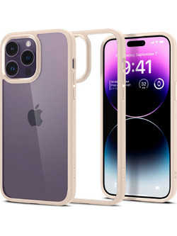 Spigen Ultra Hybrid Back Cover Sand Beige (iPhone 14 Pro Max)
