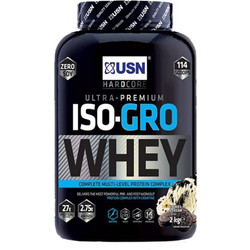 USN ISO-Gro Whey Cookies & Cream Πρωτεΐνη Ορού Γάλακτος Γράμμωσης 2kg