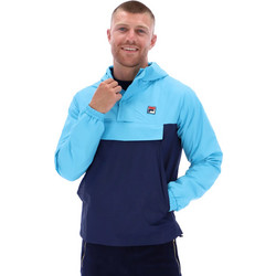 Fila Αθλητικό Ανδρικό Μπουφάν Χειμωνιάτικο Pullover Αδιάβροχο Μπλε F22MH012-410