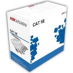 Hikvision U/UTP Cat.5e Καλώδιο Δικτύου Ethernet 1m Grey DS-1LN5E-E/E