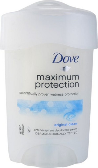 Αποσμητικό Dove Maximum Protection Original Γυναικείο Αποσμητικό σε Κρέμα 48h 45ml