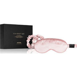 Notino Silk Collection Sleeping mask & Scrunchies Set σετ δώρου απόχρωση Pink