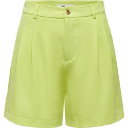 Only Γυναικείο Σορτς Chino Ψηλόμεσο Lime 15283912