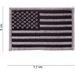 Ραφτό σήμα PATCH FLAG USA SILVER