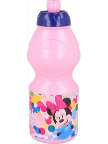 Stor Minnie Feel Good Παιδικό Μπουκάλι Πλαστικό BPA Free Ροζ 400ml