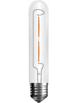 Λάμπα LED E27 T30 Filament 2W Θερμό λευκό 2700K Γυαλί V-TAC-7252-Κεχριμπάρι 7252