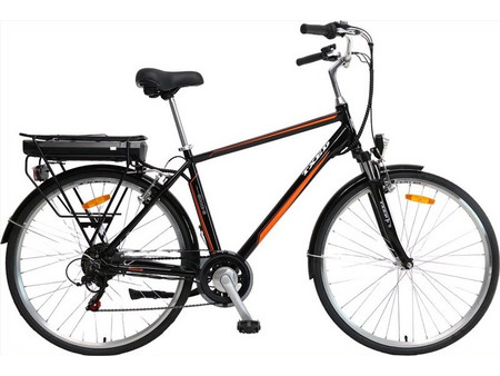 TXED E-Times City 6000 HB Ηλεκτρικό Ποδήλατο Πόλης 26" 250W με 7 Ταχύτητες Μαύρο