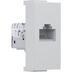 Acaelec Modys Πρίζα Δικτύου χωρίς Θωράκιση RJ45 CAT5e IP20 Ιβουάρ (10101312229)