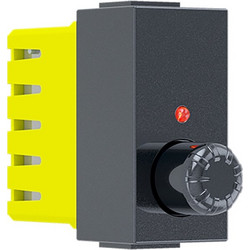 Acaelec Modys Aλερετούρ Περιστροφικός Ροοστάτης 1P 40-300W 250VAC IP20 Ανθρακί (10101312499)