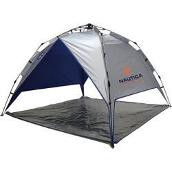 Nautica Αυτόματη Τέντα Παραλίας Ασημί 200x200x140cm 2201