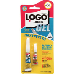 Κόλλα Στιγμής Logo Gel 2gr + 1gr (2τμχ)