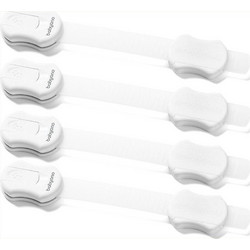 BabyOno Προστατευτικά Ντουλαπιών & Συρταριών White 4τμχ