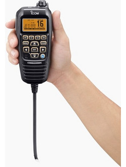 ICOM IC-HM-195B Command Mic IV for M424/M323/400BB VHF, Black