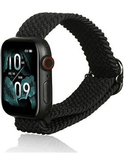 Beline Λουράκι Υφασμάτινο Black (Apple Watch 38 / 40 / 41mm)