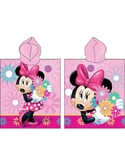 Dimcol Minnie 09 Παιδικό Πόντσο Θαλάσσης Ροζ 50x115cm