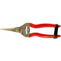 Ψαλίδι Τρύγου Ίσιο Ιnox 122gr Μήκος 18.5cm AGROFORCE