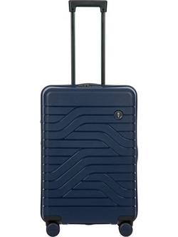 Bric's Ulisse Βαλίτσα Μεσαία 65x43x26cm με 4 Ρόδες Navy Μπλε