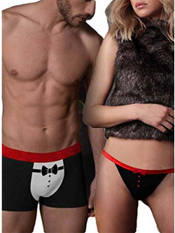Admas 44534-0 Σετ 4τμχ boxer, string και 2 ποτήρια σαμπάνιας