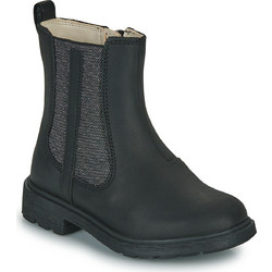 Clarks Clarks Astrol Orin T Παιδικά Μποτάκια Μαύρα Δερμάτινα Chelsea με Φερμουάρ 261541066