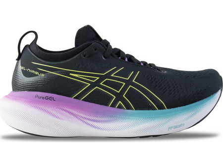 ASICS Gel-Nimbus 25 Γυναικεία Αθλητικά Παπούτσια για Τρέξιμο Μαύρα 1012B356-004
